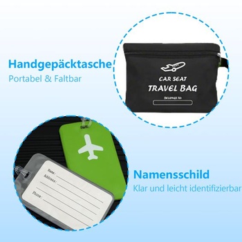 Prepravná taška WanderGo pre detskú autosedačku, kočík alebo kočík - Ochranný kryt pre použitie