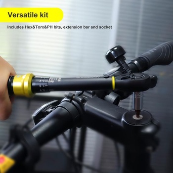Súprava momentových kľúčov Uharbour 1-25Nm na bicykle, 60 kusov, malá sada momentových kľúčov na