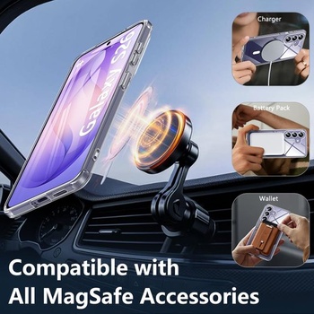 BESINPO Magnetické ochranné pouzdro pro Samsung Galaxy S26 s tvrzeným sklem, kompatibilní s