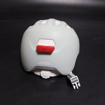 Detská prilba ABUS Smiley 3.0 ACE LED - cyklistická prilba so svetlom, čisto mätová, veľkosť M