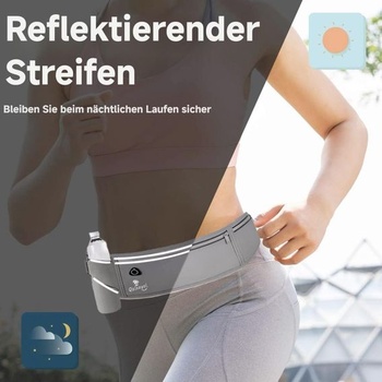 Bežecká taška, puzdro na mobil - jogging, unisex jogging taška (sivá) Svetlosivá