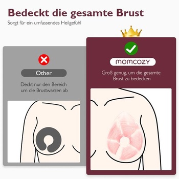 Príslušenstvo k odsávačke mlieka Momcozy, gélové vložky do pŕs, balenie 2 ks, teplé/studené