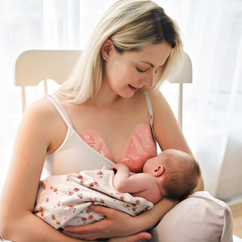 Príslušenstvo k odsávačke mlieka Momcozy, gélové vložky do pŕs, balenie 2 ks, teplé/studené