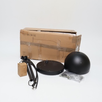 Stolná lampa čierna 172 cm