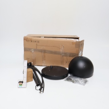 Stolná lampa čierna 172 cm