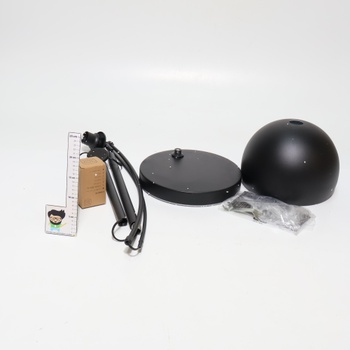 Stolná lampa čierna 172 cm