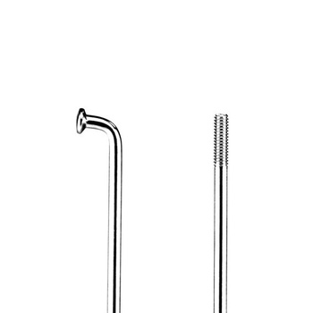 14G drátky na kolo s niplemi, sada 6 kusů (stříbrné, 110 mm) Stříbrná 110 mm