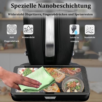 Balenie 2 ks ochranných fólií z tvrdeného skla TM7, príslušenstvo k Thermomixu TM7, ochranná fólia