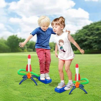 Raketa HhBdy pro děti, raketa s 8 pěnovými raketami (bez světla)