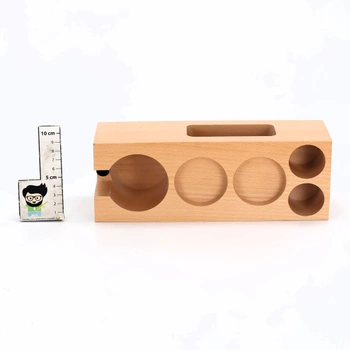 FARYODI Pěchovací stanice na espresso 54 mm, Pěchovací stanice z masivního ořechového dřeva,