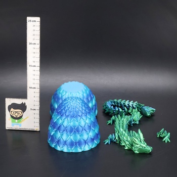 Překvapivé dračí vejce s drakem uvnitř - Dárky pro děti i dospělé - 3D tištěná hračka fidget -