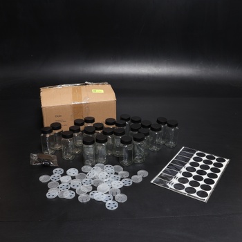 Sada kořenek Kivy, černá - 24 ks