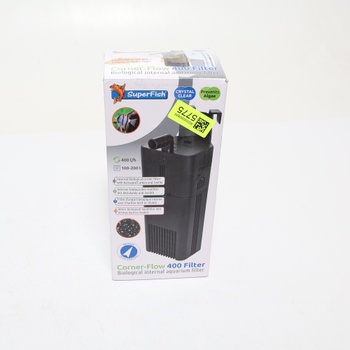 Akvarijný filter Superfish Corner-Flow 400, čierny