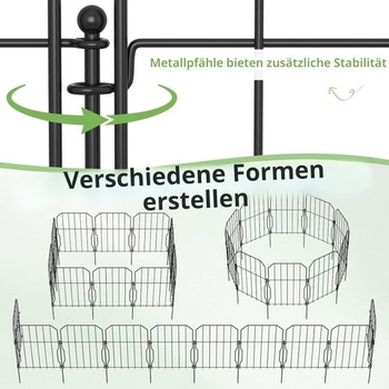 Zahradní plot WELDUN WD-DF-D25