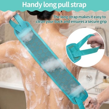 6dielna sprchová sada s 2x exfoliačnými rukavicami, 2x exfoliačnými obrúskami, 2x kúpeľovými
