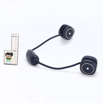 Prenosný krčný ventilátor, tichý 360 ° nastaviteľný ventilátor s 3 rýchlosťami, skladací ultraľahký