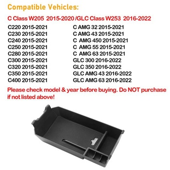 Úložný box TTCR-II pre triedu C W205 2015-2021, GLC W253 2016-2022