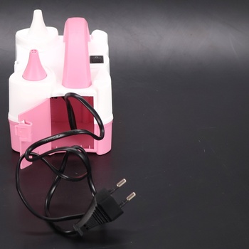 HELESIN elektrická balónková pumpa, přenosná elektrická balónová pumpa dmychadlo s dvojitou tryskou