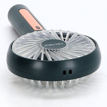 Ručný ventilátor VKUSRA, malý ručný ventilátor s dobíjacou technológiou so 4 rýchlosťami vetra a