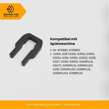 Sada držáků košíků na příbory Sintrix Fab 6x. Zesílená verze kompatibilní s myčkami nádobí Miele