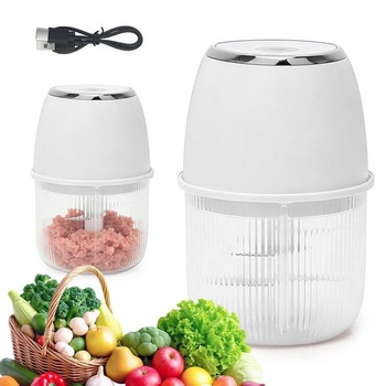 CEWROM Mini elektrický sekáčik na cibuľu, prenosný mini sekáčik s objemom 350 ml, kuchynský krájač
