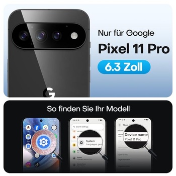 Ochranné tvrzené sklo TAURI pro Google Pixel 11 Pro 6,3 palce - balení po 2 ks, průhledné Pixel 11