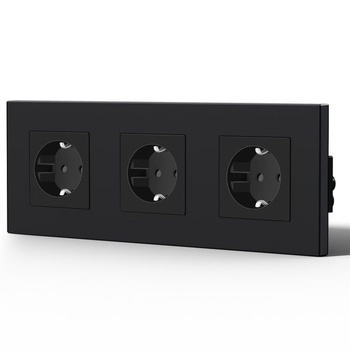 Plastová zásuvka BSEED, zapuštěná nástěnná zásuvka s PC…