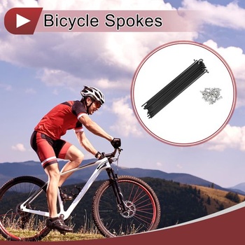 Drôty na bicykel 13G čierne 20 kusov 165 mm nerezová oceľ 304