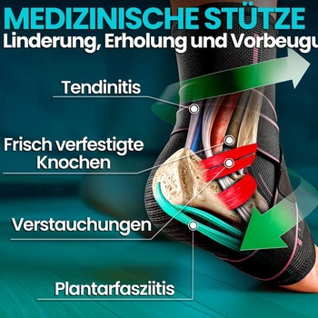 NativoDex bandáž kotníku, ortéza na kotník, ortéza na nohu pro Achillovu šlachu L růžová