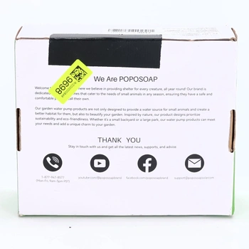 Solárna fontána POPOSOAP 6,5 W 240 l/h