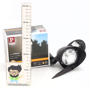 Paulmann 94873 Solárne LED bodové svetlo Solena IP44 3000K 2lm Čierne