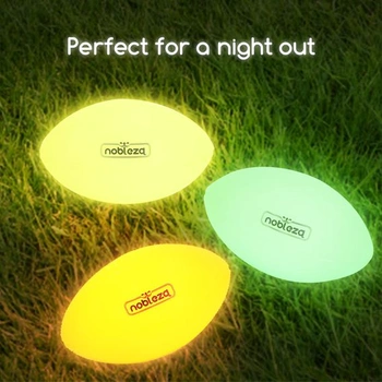 Nobleza Dog Ball, pískací ragbyový míč pro psy, zvuková hračka pro střední a velká plemena, vodní