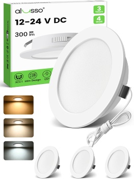 Bodové LED svietidlá Alusso ST20-W3, 6 ks