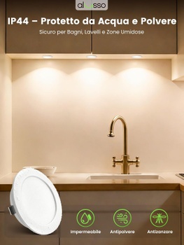 Bodové LED svietidlá Alusso ST20-W3, 6 ks