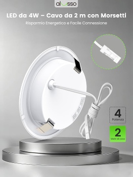 Bodové LED svietidlá Alusso ST20-W3, 6 ks