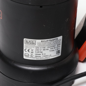 Ponorné čerpadlo Black+Decker BXUP750PTE
