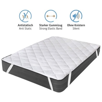 Chránič matraca Komfortec Soft 200x200 cm | Priedušný a mäkký poťah na matrac | Certifikácia Oeko-TEX