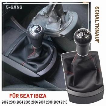 Radiaca páka, manžeta radiacej páky pre Seat Ibiza 2002-2008 R5 Speed ​​- čierna Line