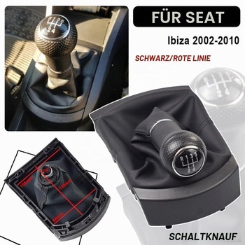 Radiaca páka, manžeta radiacej páky pre Seat Ibiza 2002-2008 R5 Speed ​​- čierna Line