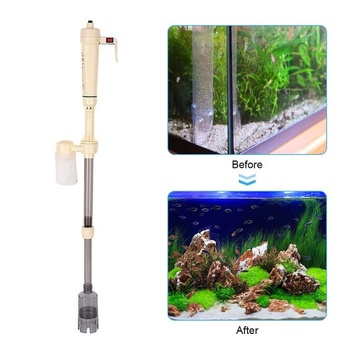 Čistič štrku do akvárií Cocoarm, elektrické čerpadlo, akváriový vysávač, výmena vody, čistenie