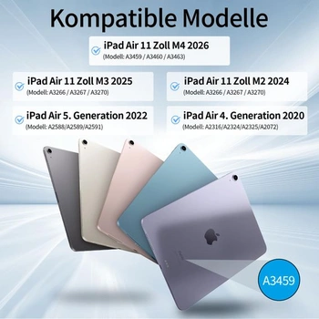 Puzdro pre iPad Air 11 palcov M4/M3/M2, iPad Air 5./4. generácie, ružové 11,0 palcov