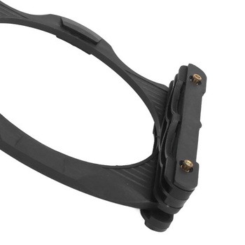 Čtvercový držák filtru o průměru 100 mm vyrobený z vysoce kvalitního technického plastu pro