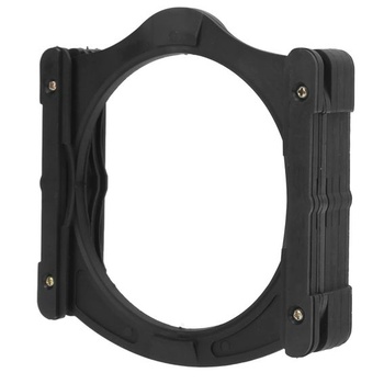 Štvorcový držiak filtra s priemerom 100 mm vyrobený z vysoko kvalitného technického plastu pre