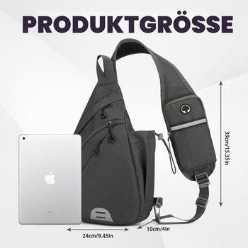 Batoh Aucuu Sling, malá náprsná taška, taška cez rameno, viacúčelová crossbody taška, crossbody
