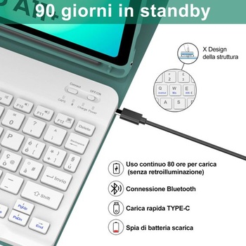 Puzdro s klávesnicou IVEOPPE Samsung Tab A11