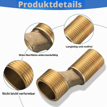 2 kusy adaptéra pre sprchovú armatúru, vonkajší závit 3/4