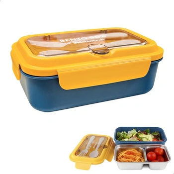 Olovrantový box s priehradkami, nerezový desiatový box,…