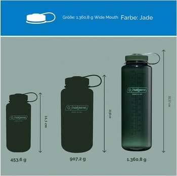 Fľaša na vodu Nalgene Sustain Tritan vyrobená z materiálu bez BPA, vyrobená z 50% recyklovaného