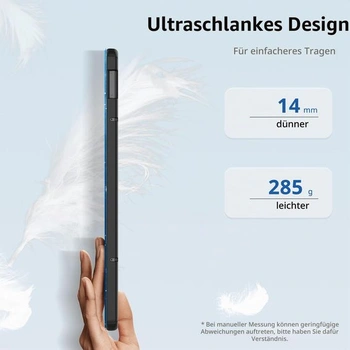 Pouzdro EasyAcc pro Redmi Pad Pro 12,1 palce 2024 z PU kůže s funkcí stojánku, modrá, hvězdná obloha