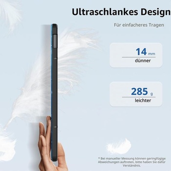 Puzdro EasyAcc pre Redmi Pad Pro 12,1 palca 2024 z PU kože s funkciou stojančeka, modrá, hviezdna obloha